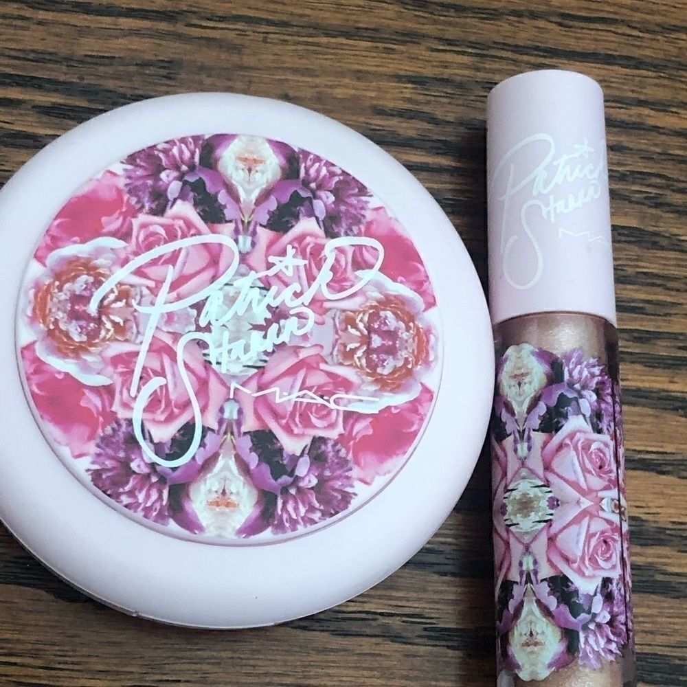 BUNDLE Mac Patrick Starrr Powderblushduo lipGloss